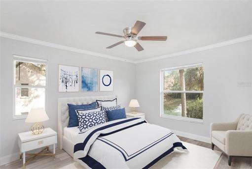 Primary Bedroom - Virtually Staged