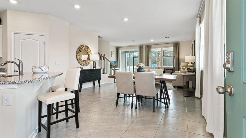 Photos are of a model home.