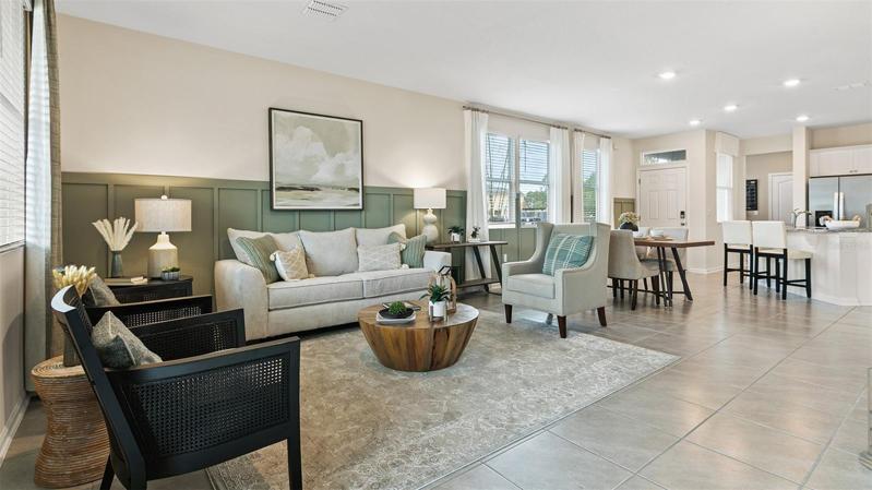Photos are of a model home.