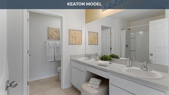 Photos are of a model home.