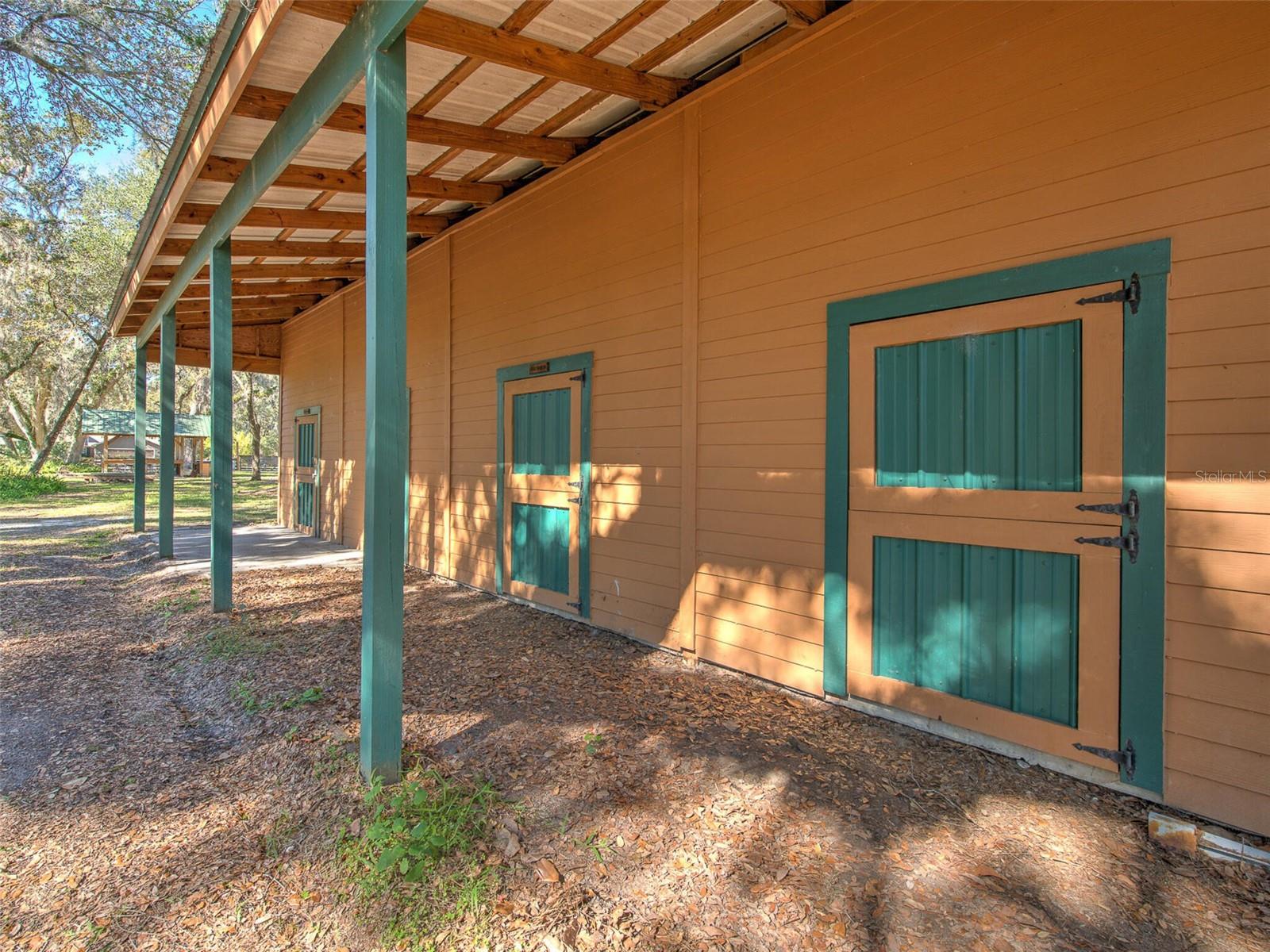 40'x48' BARN with (4) Horse Stall Doors (Dutch Doors), (2) 12' Barn doors, Work Bench &amp; Upstairs Loft