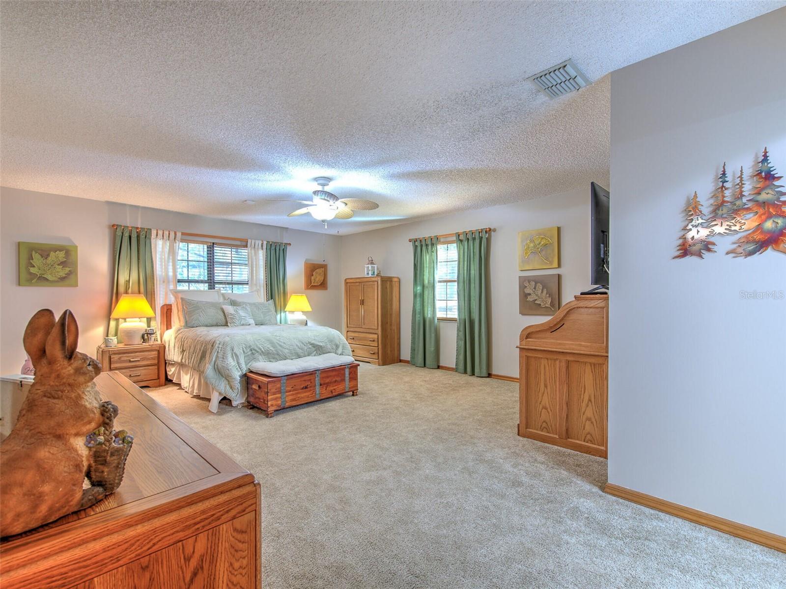 Master Bedroom (large room with double French doors to access screened in lanai)