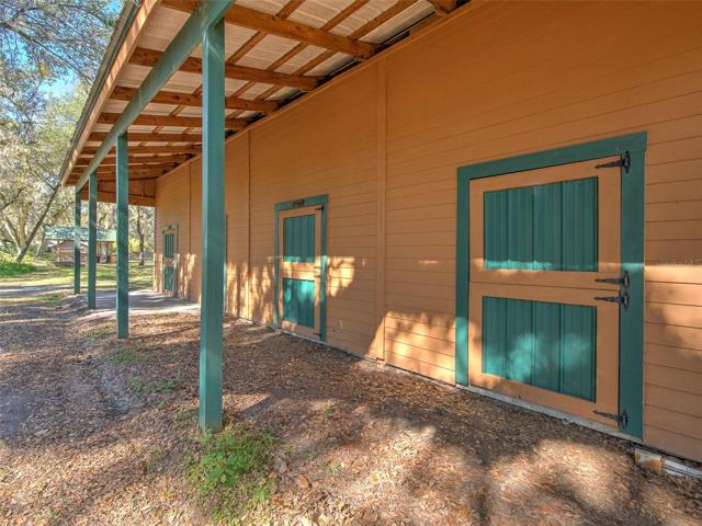 40'x48' BARN with (4) Horse Stall Doors (Dutch Doors), (2) 12' Barn doors, Work Bench & Upstairs Loft