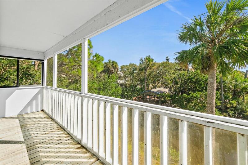 Porch off of the Master bedroom
