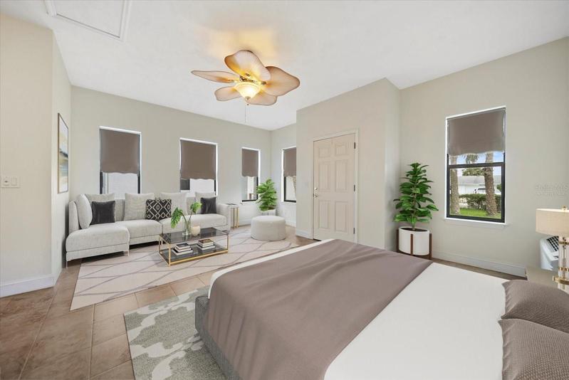 Guesthouse virtually staged