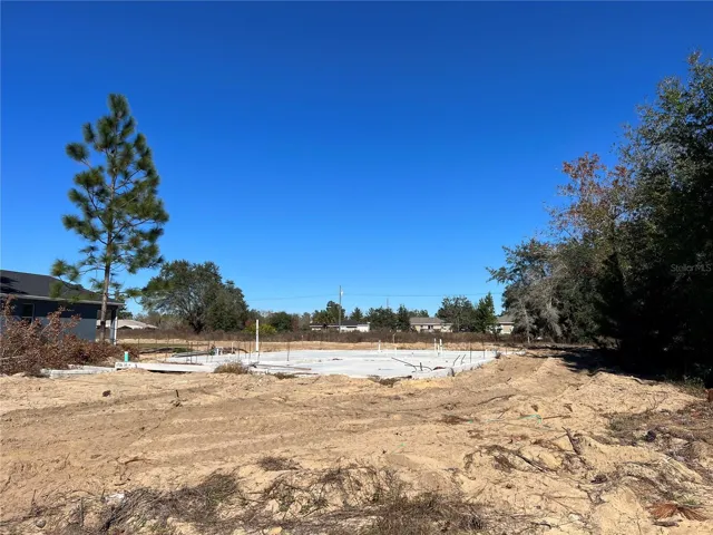 Actual photo of lot but foundation has been removed.