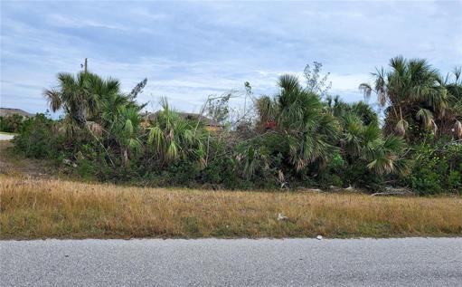 Corner lot is 90' wide on Sunday Drive, and 125' deep on Atenia Street.