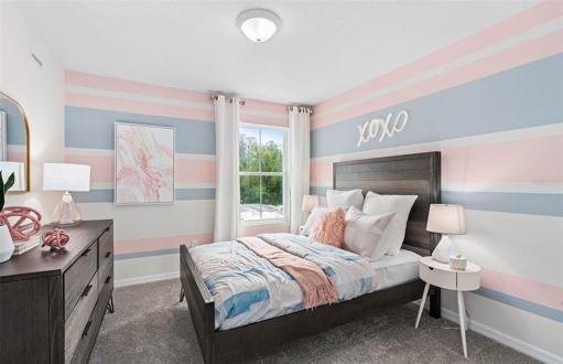 Bedroom *Model Home Design – Pictures are for illustration purposes only. Elevations, colors and options may vary. Furniture is for model home only.