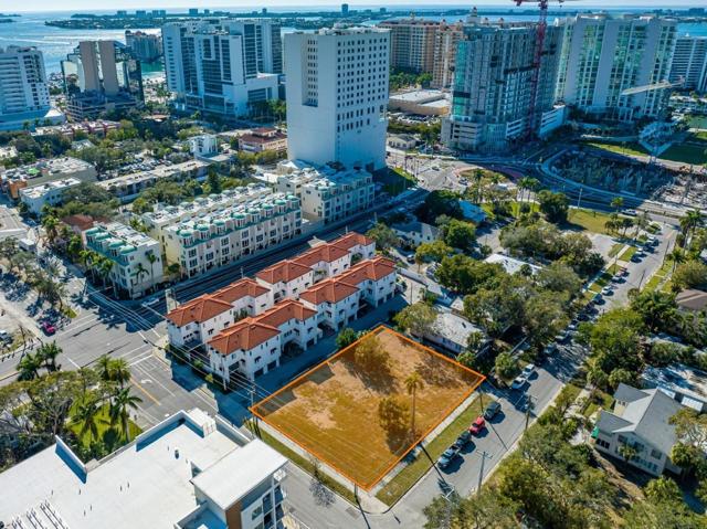 Development site highlighted for identification
