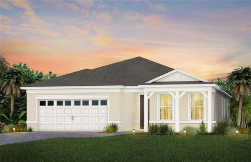 Mystique Home Design Coastal Exterior Design. Artistic rendering for this new construction home. Pictures are for illustrative purposes only. Elevations, colors and options may vary.