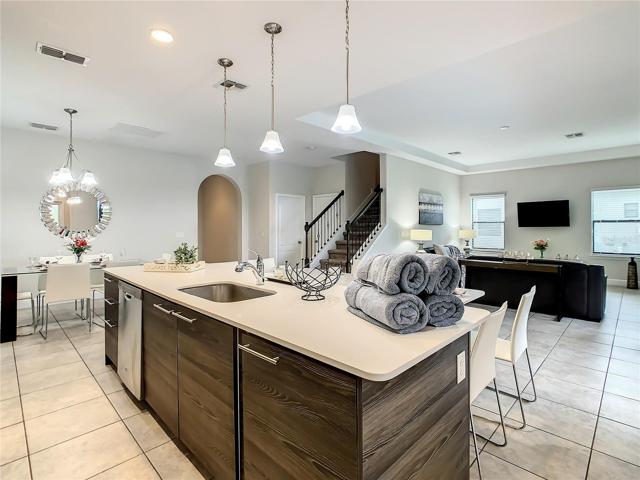 Kitchen island.