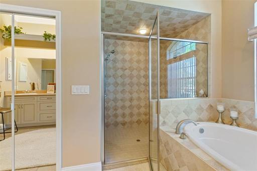 Large walk in shower