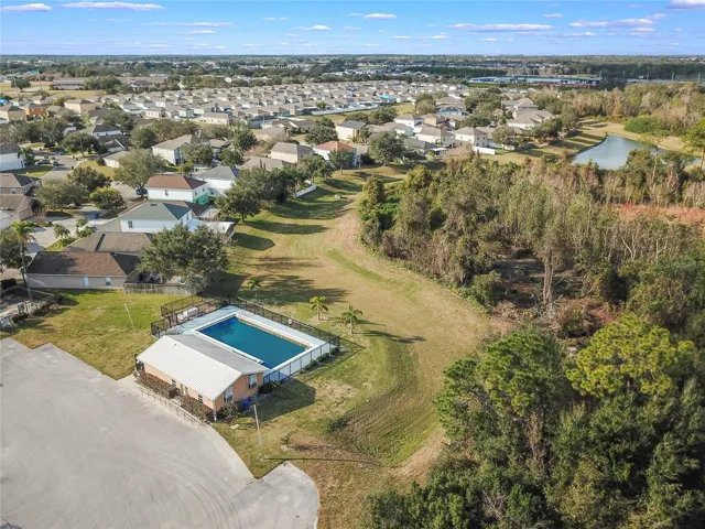 Aerial view of the community