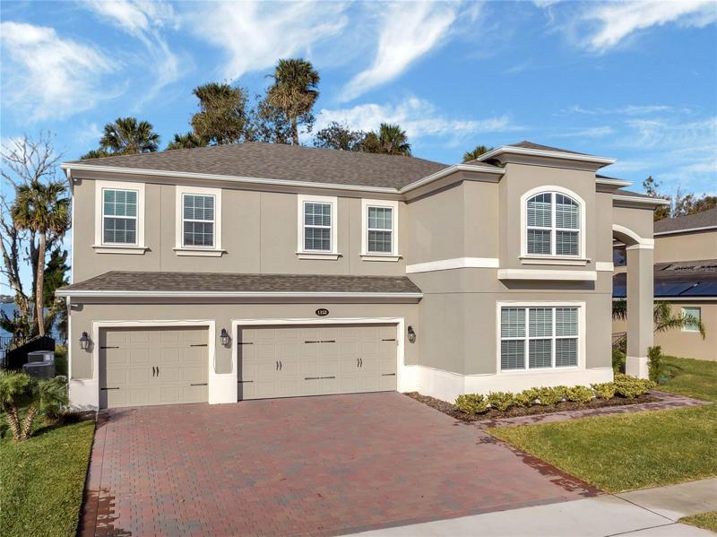 Large driveway