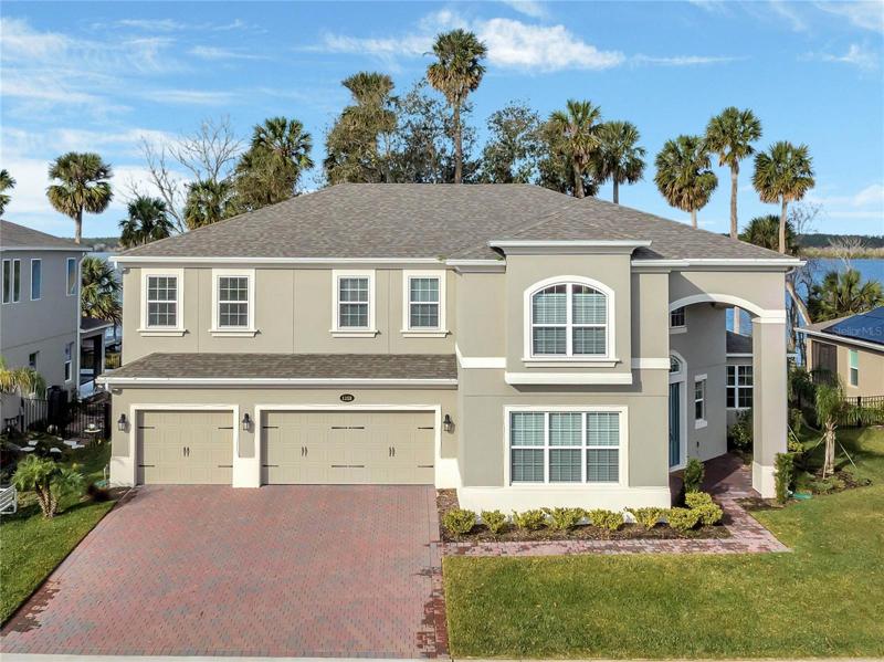 3 car driveway and large front yard