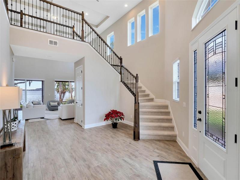 Foyer and staircase