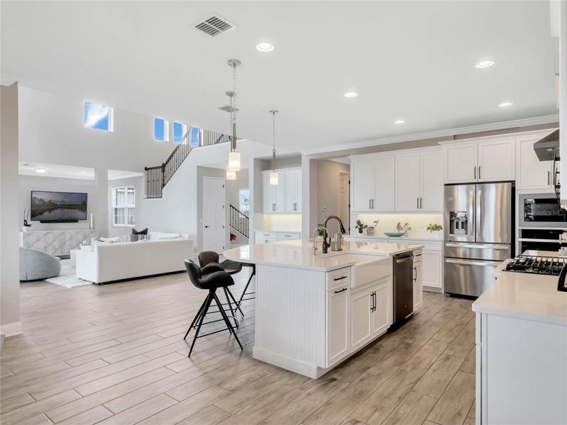 Kitchen and dining room