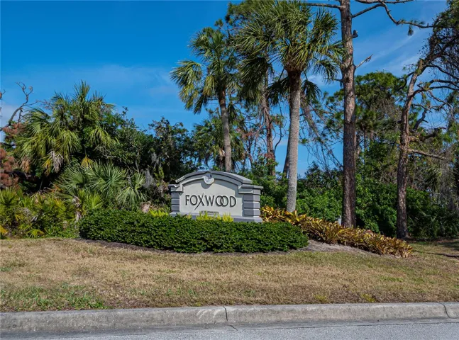 Front entrance sign welcoming you to this wonderful community loaded with amenities!