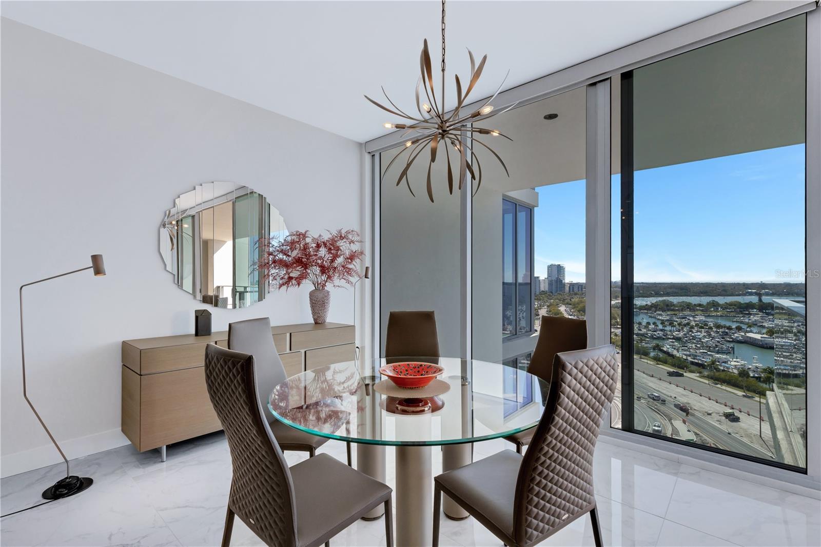 Dining area with amazing views