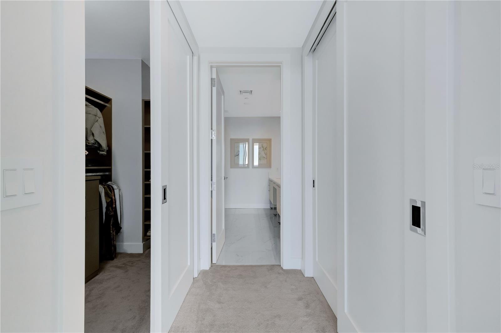 Large walk-in closets