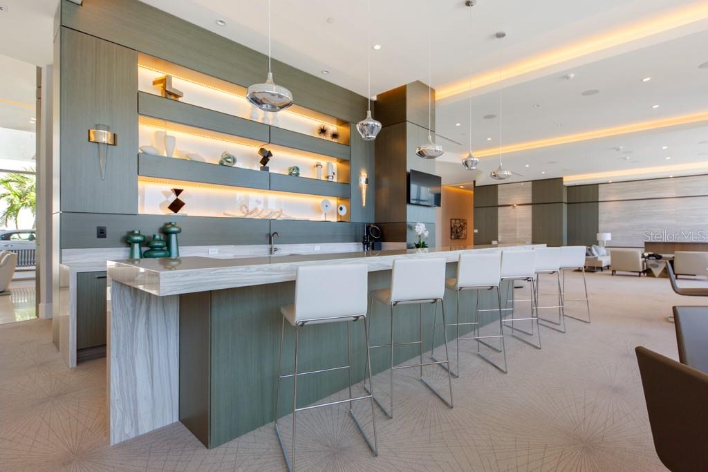 Bar in club house
