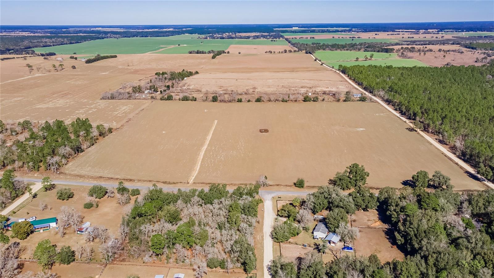 Aerial view of entire area