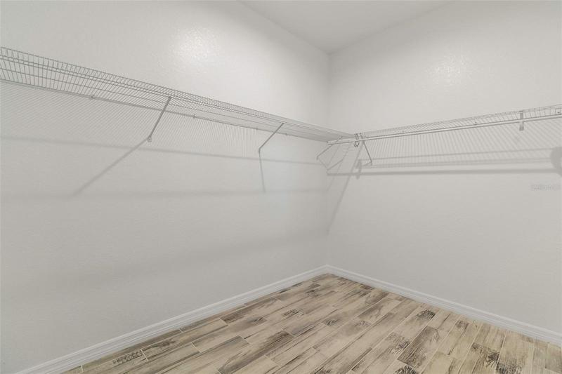 HUGE MASTER WAL IN CLOSET