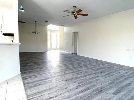 Living Room and Dining room