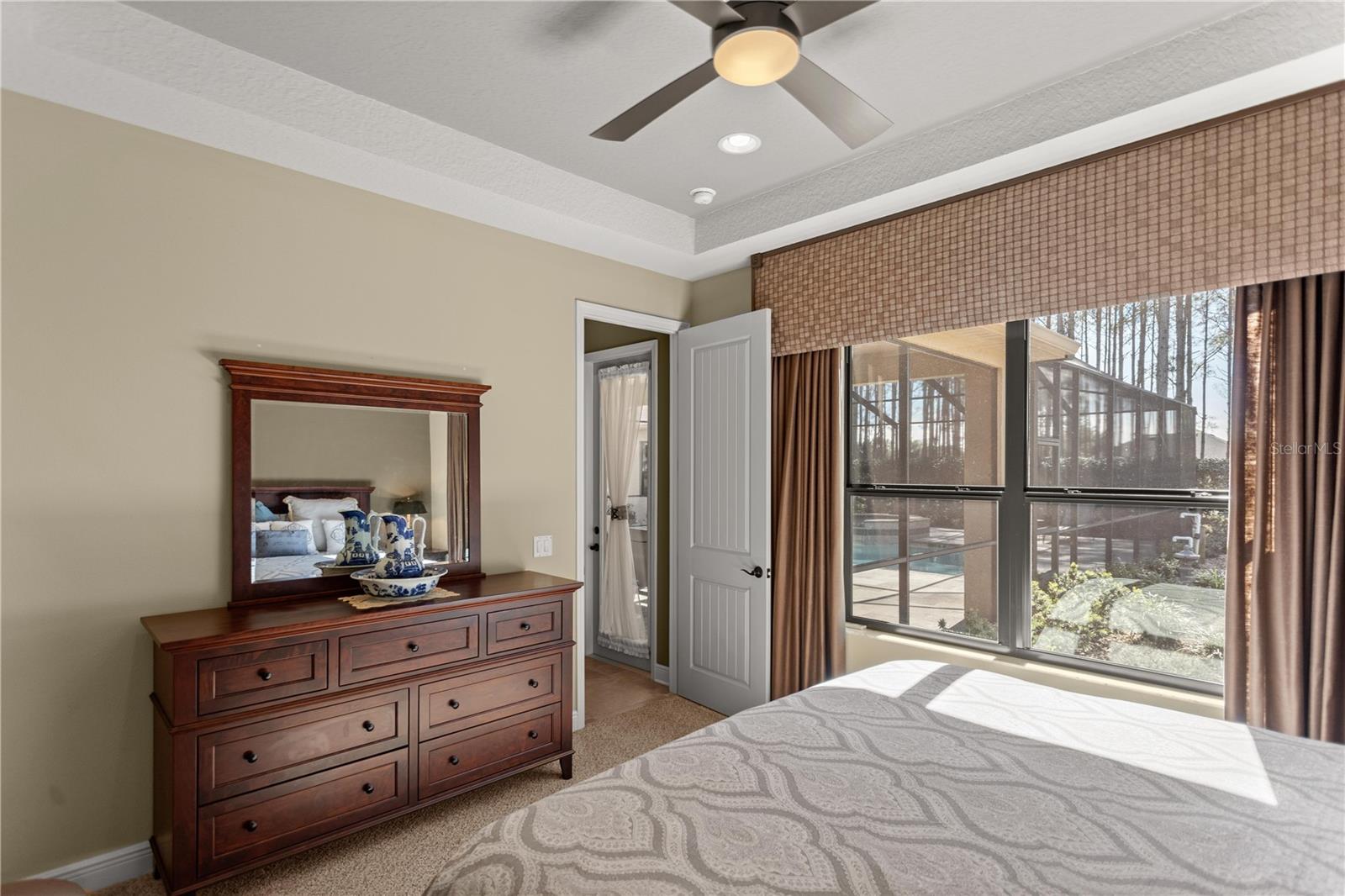 Bedroom 3 - Ceiling Fan, Tray Ceiling