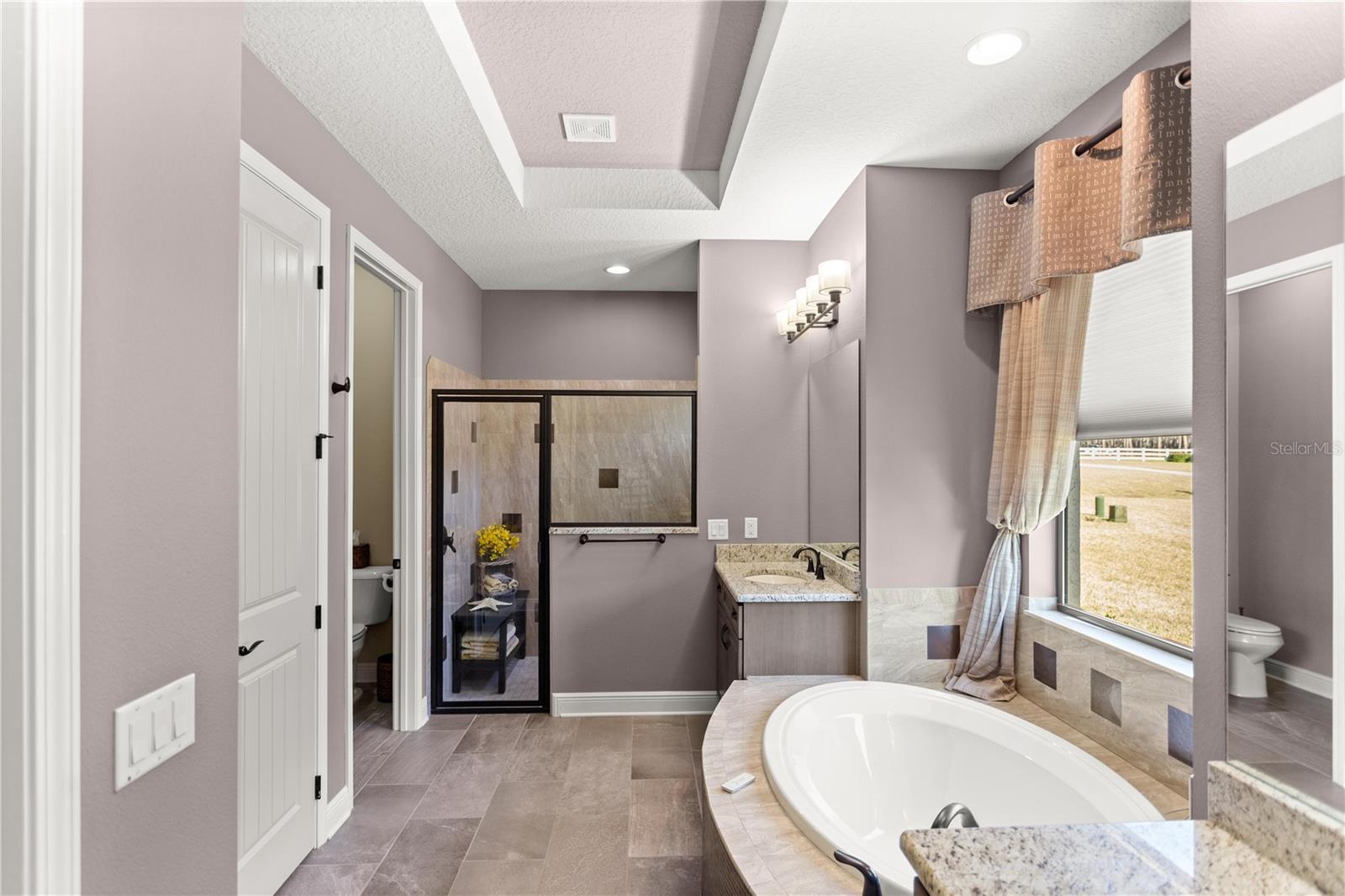 Master Bath - Tray Ceiling