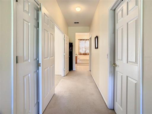 Your hallway, past both walk-in closets to the other end of your Master Suite
