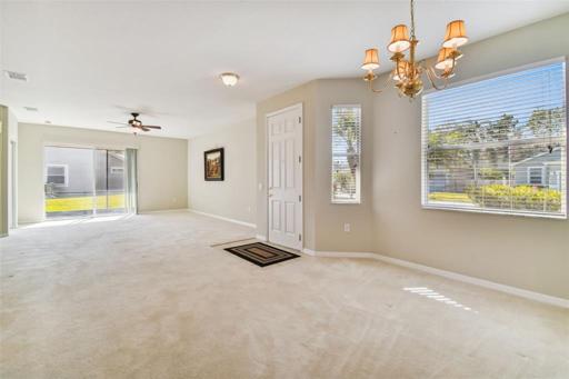 Open Concept Dining Room/Living Room