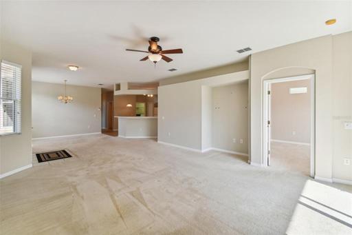 Looking into Living Rm & Dining Rm from Sliders