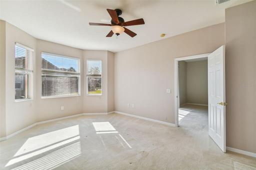 Master Bedroom off the Living Rm