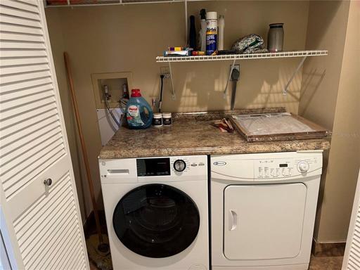 Laundry closet