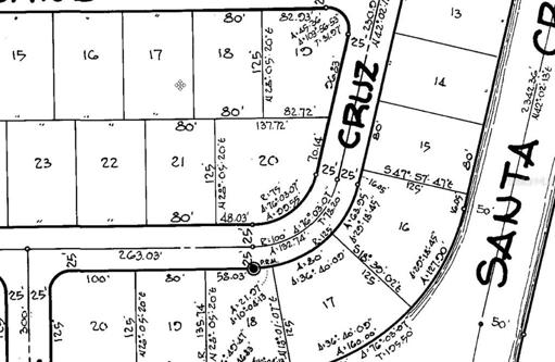 Plat showing this lot compared to the standard 80' x 125' ones. 