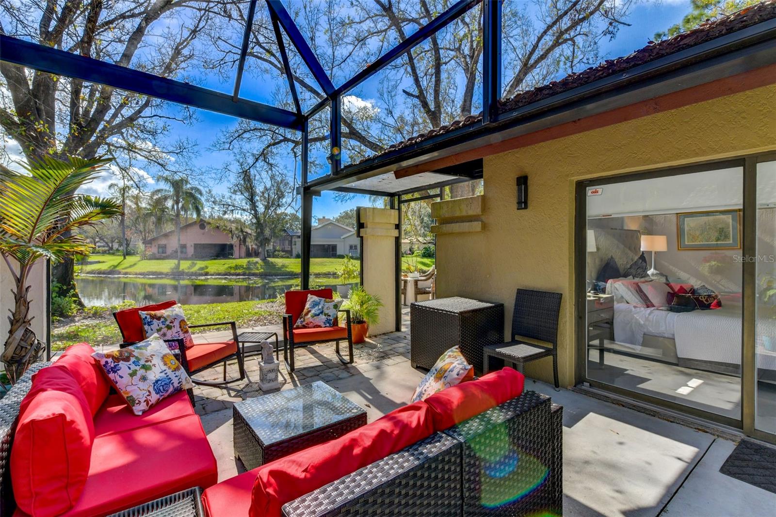 Outdoor and indoor spaces for entertainment