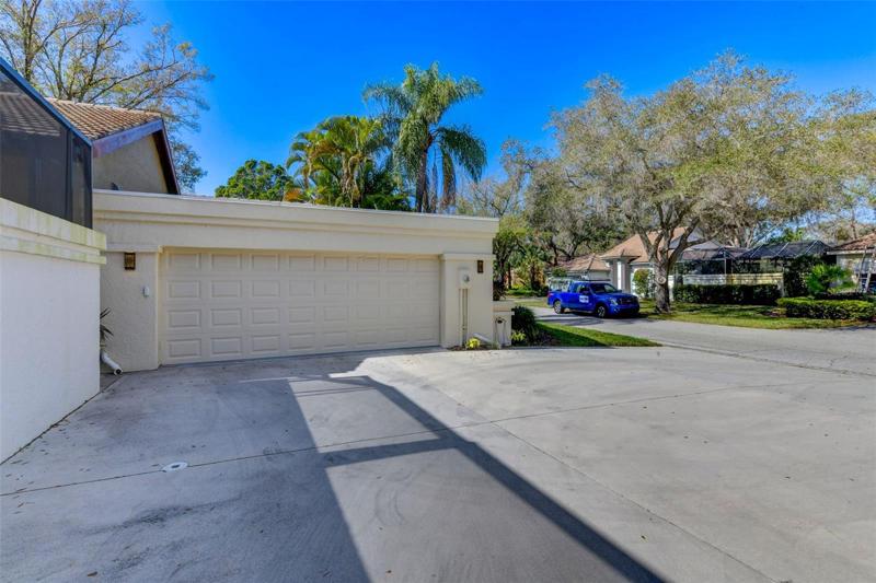 Two car garage
