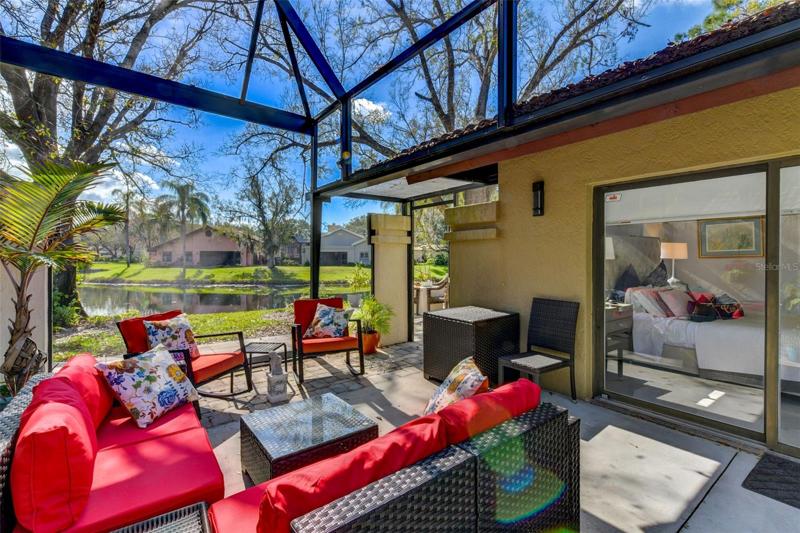 Outdoor and indoor spaces for entertainment