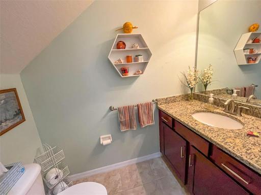 Half bath on first floor