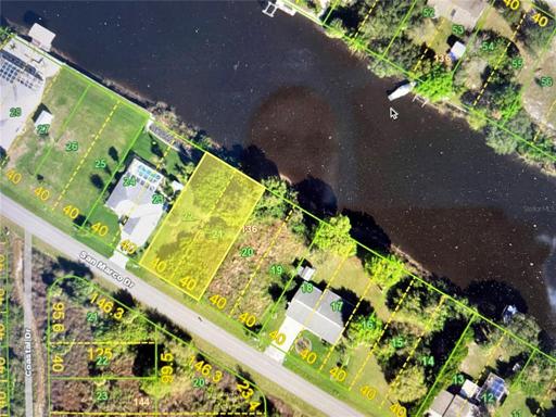 Approximately 200 ft across the canal