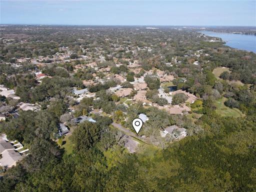 Another aerial view of this vacant lot! $15,000 below an appraised value!
