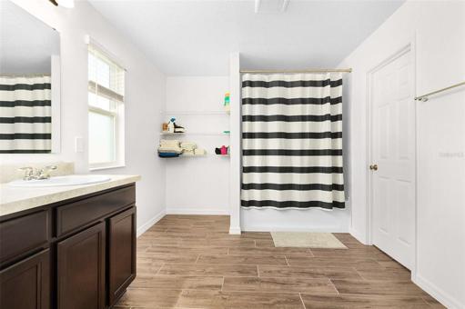 Master bathroom
