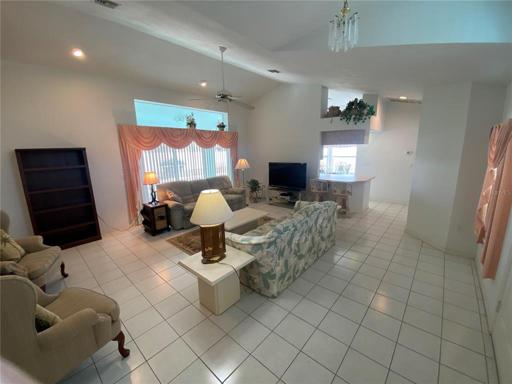 Living/dining room - view 1.  This owner used it only as a living room.