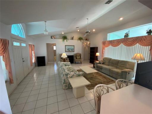 Living room - view 3.  Entrance to bedrooms in the left and right backgrounds.