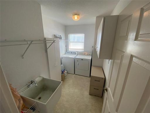 Laundry room.