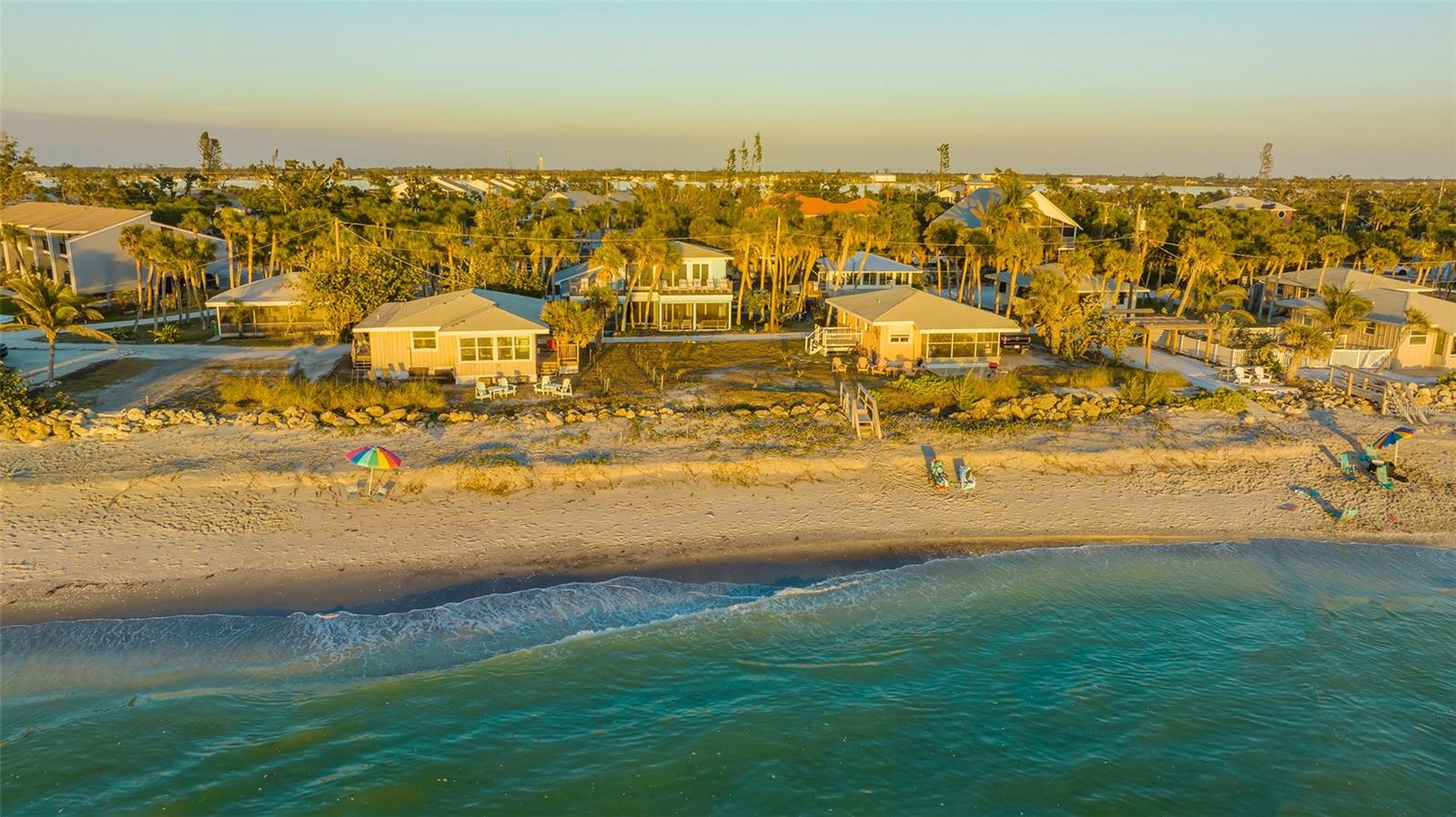 Cottage 6 is on the left, cottage 5 on the right