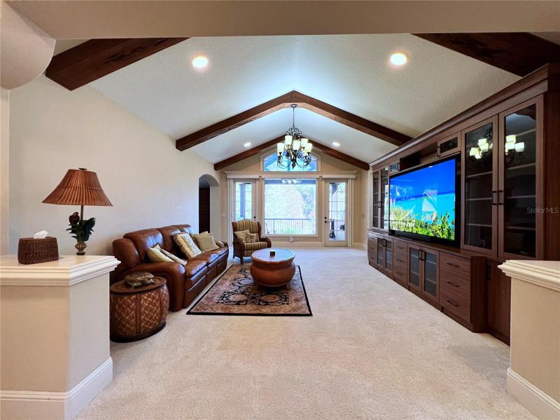 Enormous Den Space / Second Living Room Upstairs - walks out to balcony