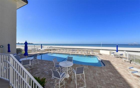 Pool Area with Beach Access