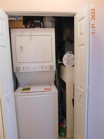 laundry/utility closet
